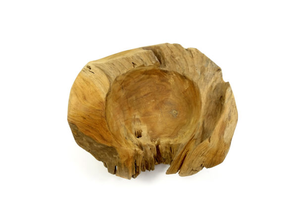 Teak Holz Schale Natur #4